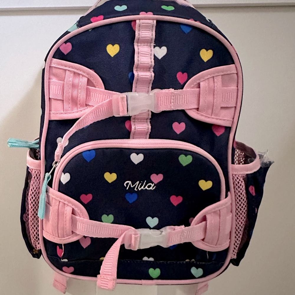 Pottery Barn Mackenzie Hearts Mini Backpack